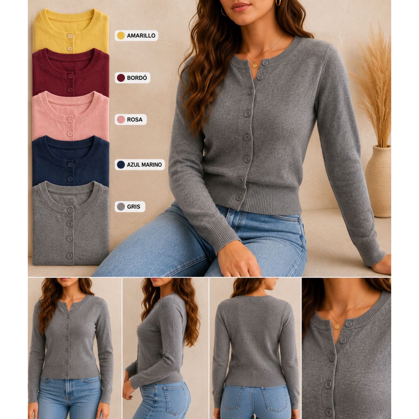 MINI CARDIGANS LISO