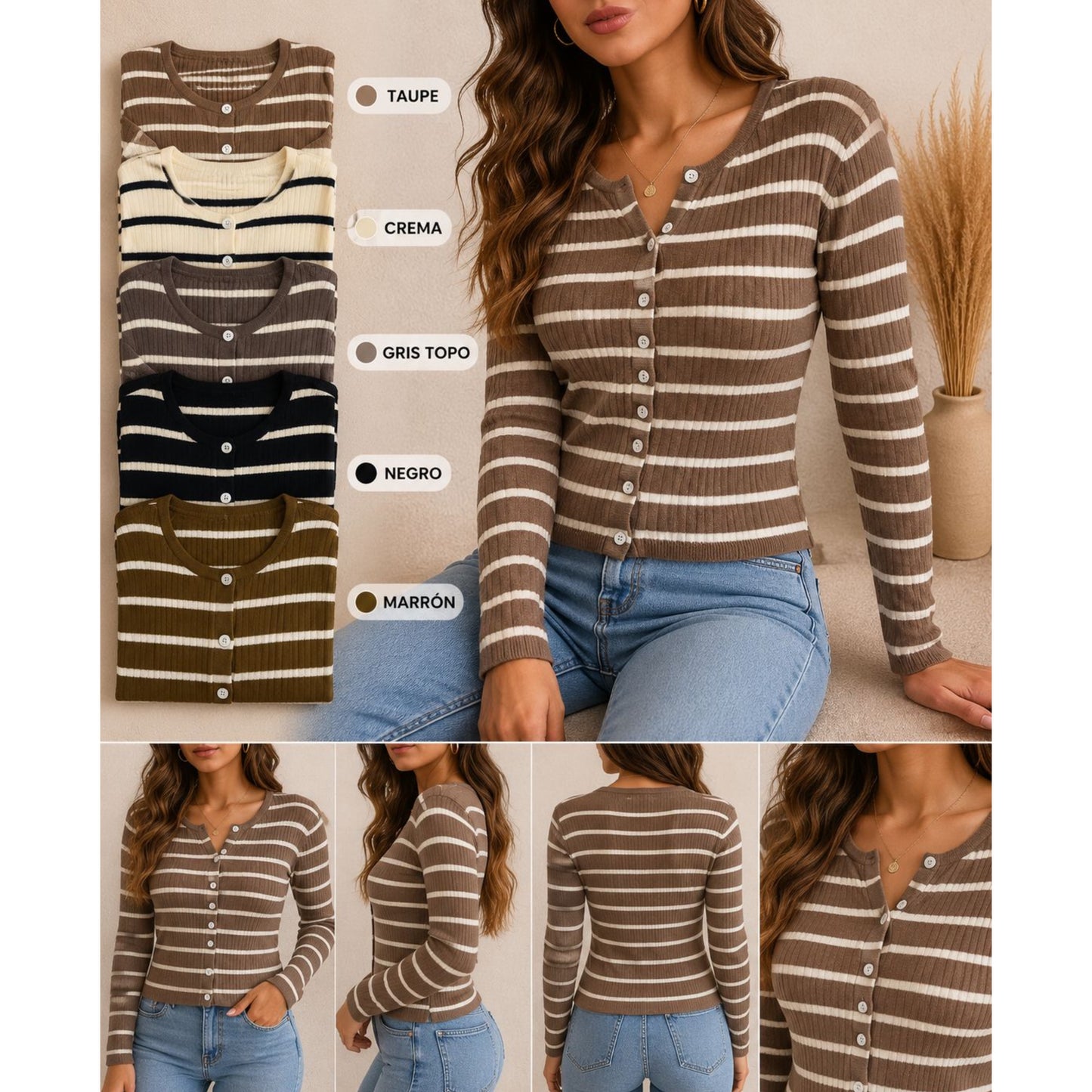MINI CARDIGANS RAYADO