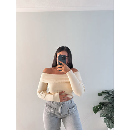 SWEATER LANILLA CUELLO BOTE