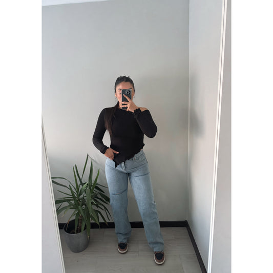 MOM JEANS RIGIDO 45