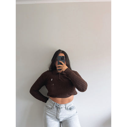 SWEATER DUPE POLO CUELLO