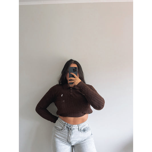 SWEATER DUPE POLO CUELLO