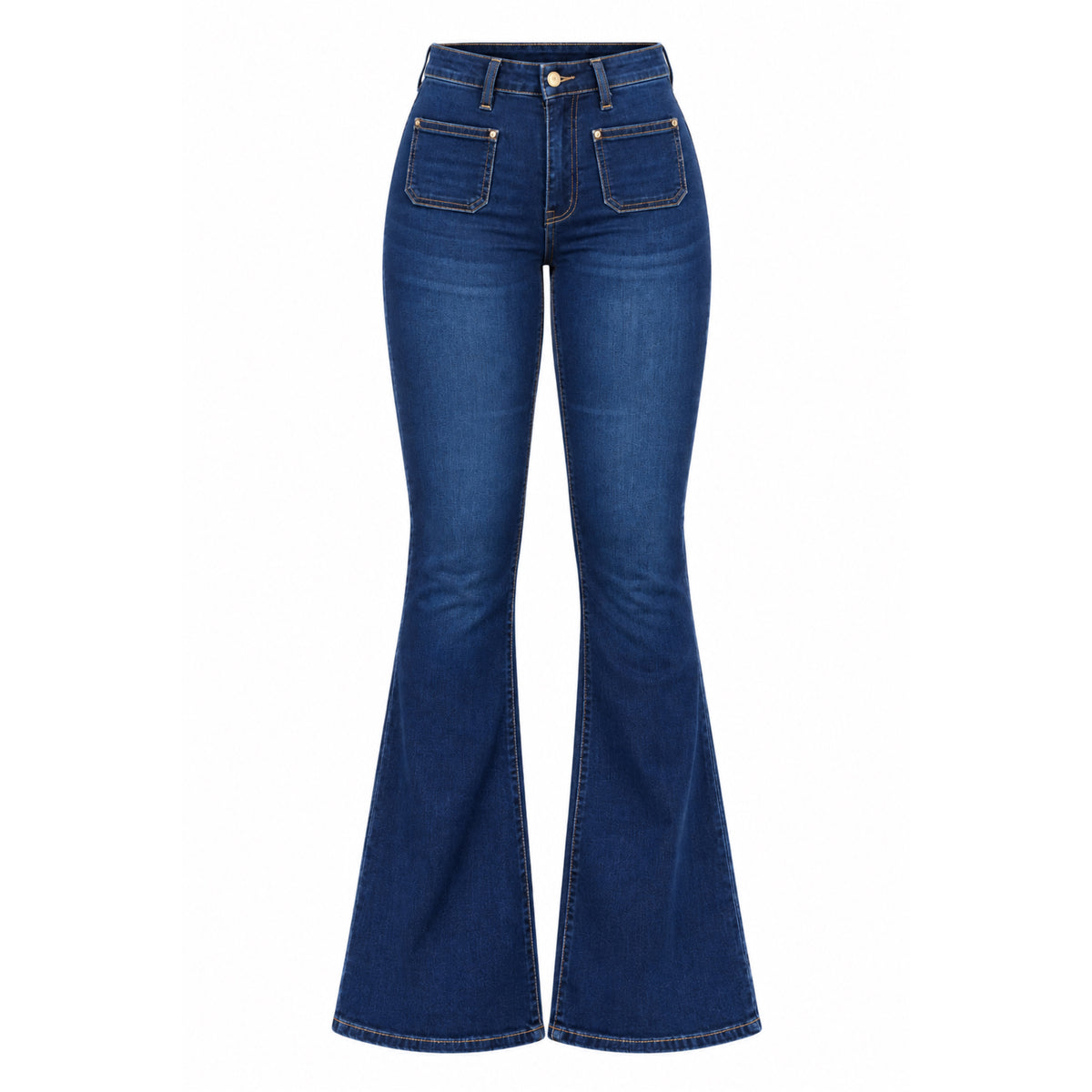 JEANS FLARE CON FAJA INTERNA