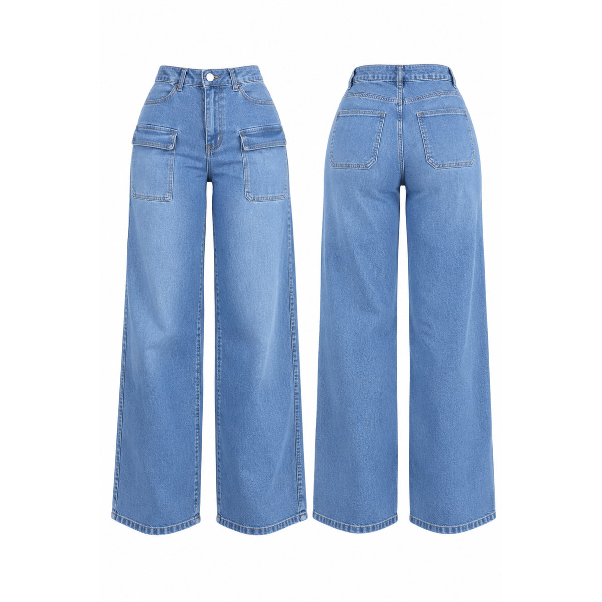 JEANS WIDE LEG MB7014
