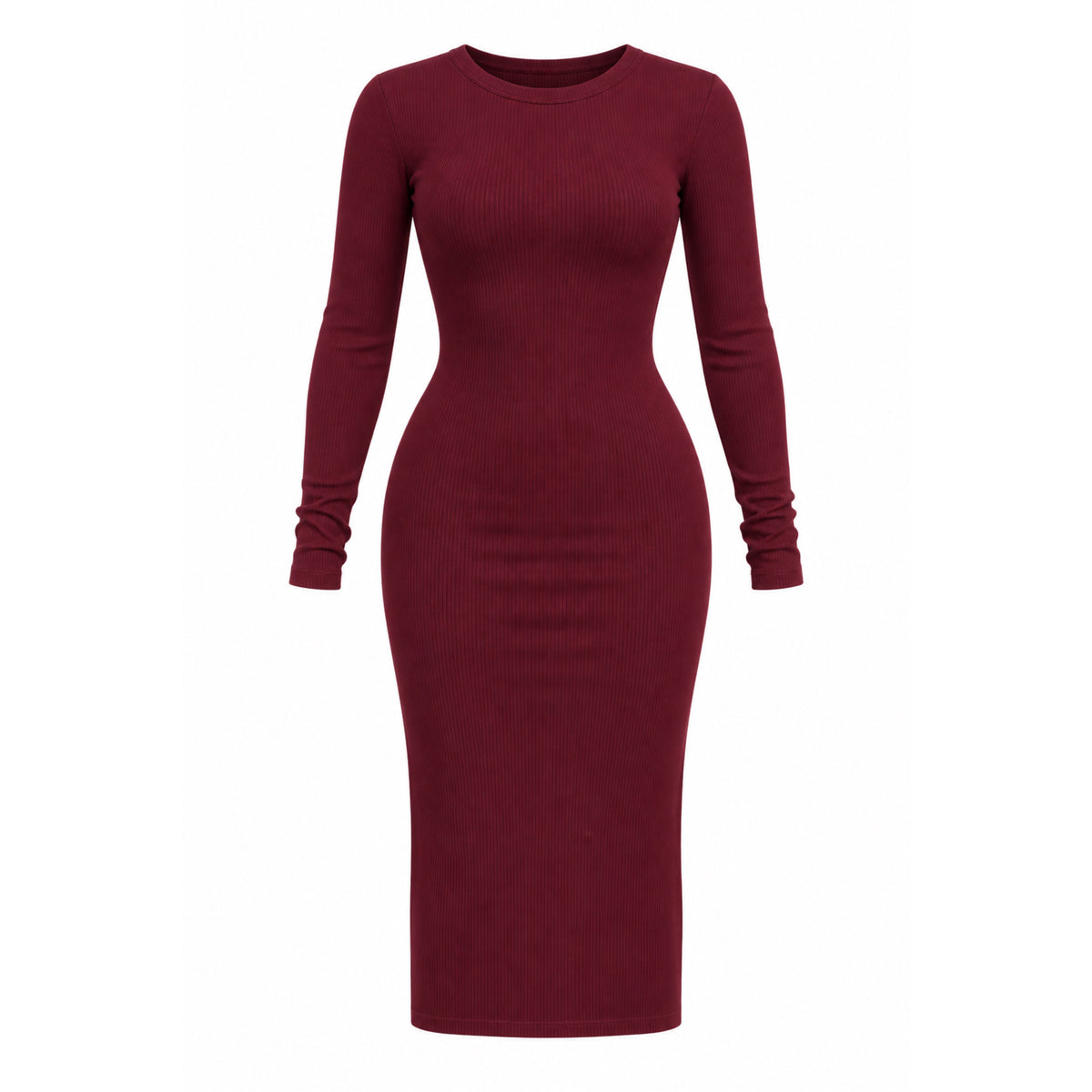 VESTIDO MAXI RIB