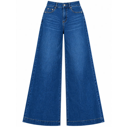 JEANS PALAZZO AZUL