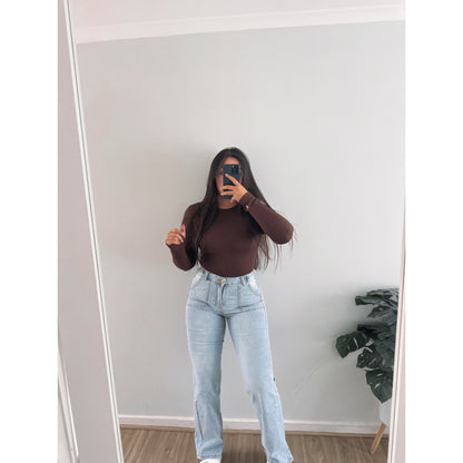 JEANS WIDE LEG AJUSTABLE